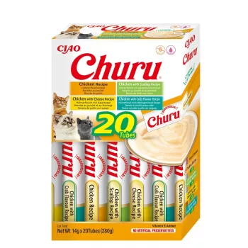 INABA Churu Variety box Chicken – skanėstai katėms – 20 x 14 g
