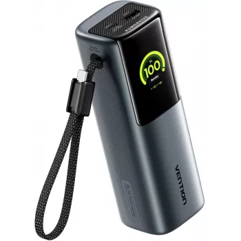 Vention Powerhive 20000mAh 165W nešiojamas akumuliatorius su kabeliu
