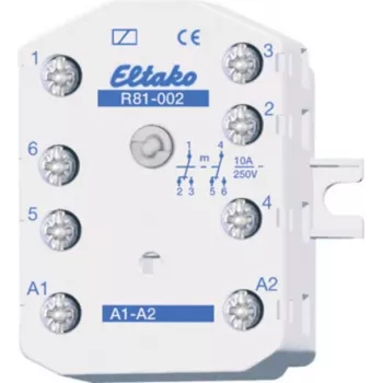 Eltako Electronics perjungimo relė įleidžiamam/paviršiniam montavimui 2U 10A R81-002-230V (81002430)