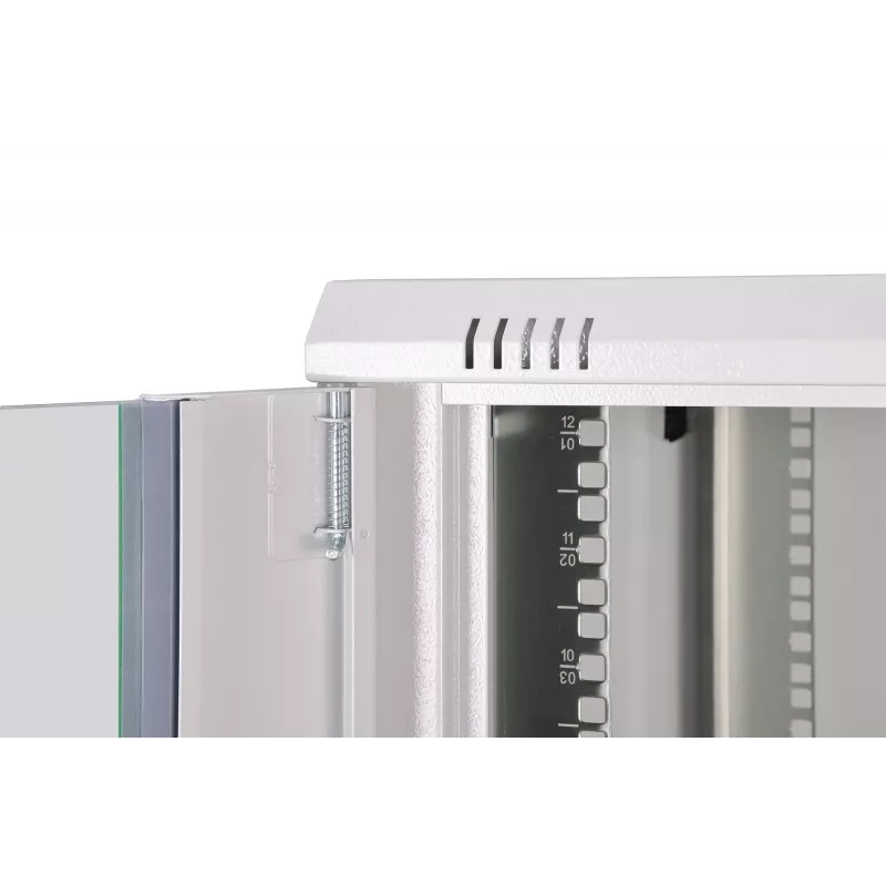 Sieninis stovas DIGITUS Dynamic-N 12U 600x600 mm IP20, su spynos užraktu, kabelių valdymu, neišardytas