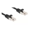 Tinklo kabelis DeLOCK RJ50 (vyriškas) į RJ50 (vyriškas) S/FTP 0,25 m juodas
