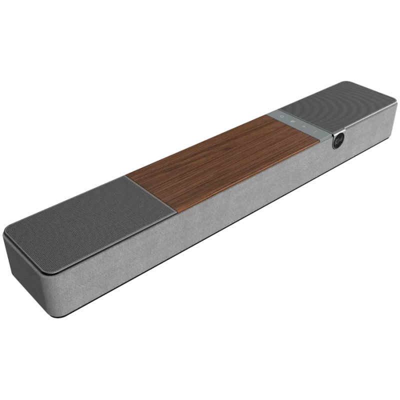 Garsiakalbio juosta KLIPSCH Flexus CORE 100 — 2.1 kanalų, 100 W, įmontuotas žemų dažnių garsiakalbis, Pilka/Riešutas