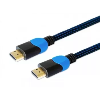 Savio GCL-02 HDMI kabelis 1,8 m HDMI A tipas (Standartinis) Juoda,Mėlyna