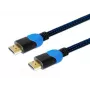 Savio GCL-02 HDMI kabelis 1,8 m HDMI A tipas (Standartinis) Juoda,Mėlyna