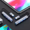 USB 3.0 4in1 HUB adapteris, 4x USB 3.0