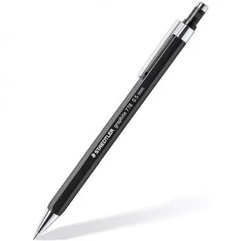 Mechaninis pieštukas Staedtler 778 05-9, 0,5 mm, šešiakampis korpusas, juodas, juodas švinas