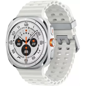Išmanusis laikrodis Samsung Galaxy Watch Ultra 47 mm Titanium White – AMOLED 1,5 colio, 4G, 64 GB, 590 mAh