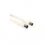 Wentronic Goobay anteninis jungiamasis kabelis, baltas, 10 m - IEC/Coax kištukas IEC/Koax lizdas (11514)