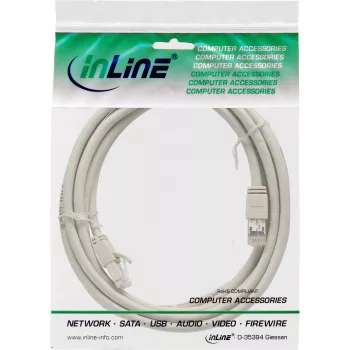 InLine Patch Laidas S/FTP PiMF Cat.6 sertifikuotas pilkas 2 m