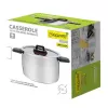 Puodas Maestro MR-3530-24 nerūdijantis plienas 24 cm, 5,5 l, sulankstomos rankenos, stiklinis dangtis