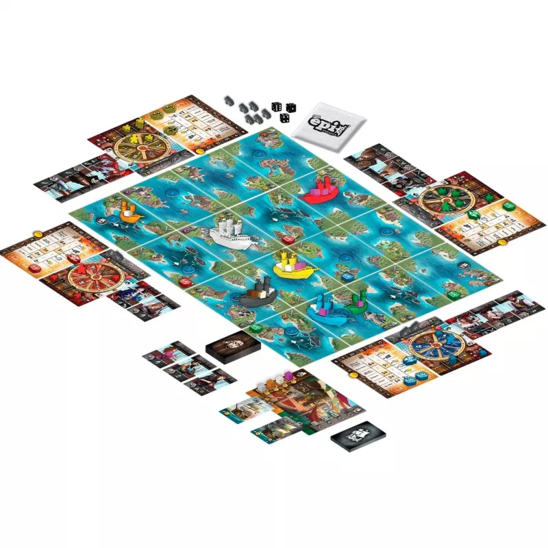 Tiny Epic Pirates šeimyninis žaidimas