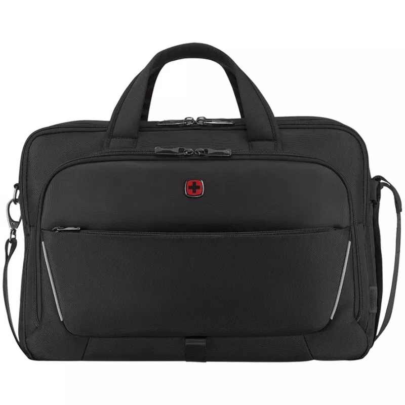 Wenger portfelis Meteor, skirtas 16–17 colių nešiojamiesiems kompiuteriams (tinka iki 43,2 cm), juodas