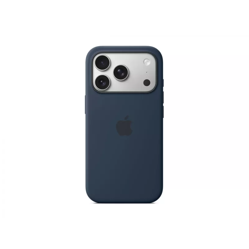 Silicone Dėklas Apple iPhone 17 Pro MagSafe Midnight Tamsiai Mėlynas