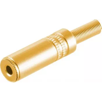3,5 mm stereo jungtis ShiverPeaks 51210-MG auksuota metalinė