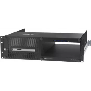 Rackmontavimo korpusas Sonnet xMac Studio 3U juodas su SSD palaikymu
