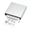 Stovas-monitoriaus stovas su USB 3.2 Gen 1 Type-C centru Satechi ST-AMSHS sidabrinis