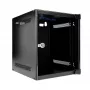 EXTRALINK LITE 6U 10 inch 280X310 sieninis stovo spintos korpusas juodas