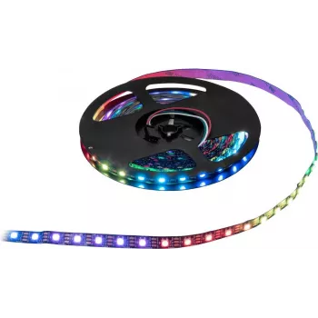 LED pikselių juosta EUROLITE 50530210 2,5 m RGB 5V – adresuojama LED juosta