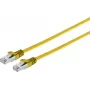 Tinklo kabelis ShiverPeaks 75520-SLY CAT 7 U/FTP plokščias RJ45, ekranuotas vytos poros, plokščias dizainas