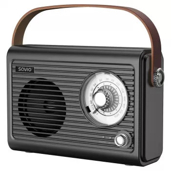 Nešiojamas radijo imtuvas Savio RS-01 Analog Black