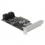 DeLOCK 90396 Vidinė PCIe sąsajos plokštė su 4 SATA prievadais ir M.2 lizdu