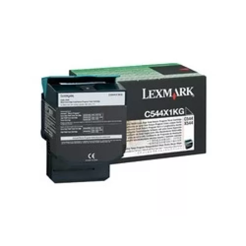 Lexmark C544X1KG tonerio kasetė, juoda, itin didelė išeiga (6 000 psl.)