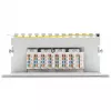 DeLOCK 10 colių Patch Panel 8 prievadų Cat.6A 0,5U pilkas metalinis