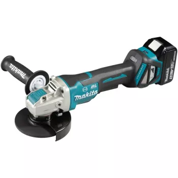 Makita DGA519RTJ - Kampinis šlifuoklis - Belaidis - 125 mm - 2 akumuliatoriai - 18 V