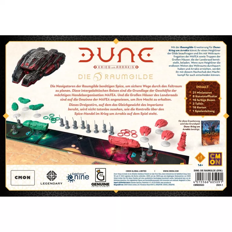 Dune: War for Arrakis – Tarpžvaigždinė gildija, stalo žaidimo plėtinys