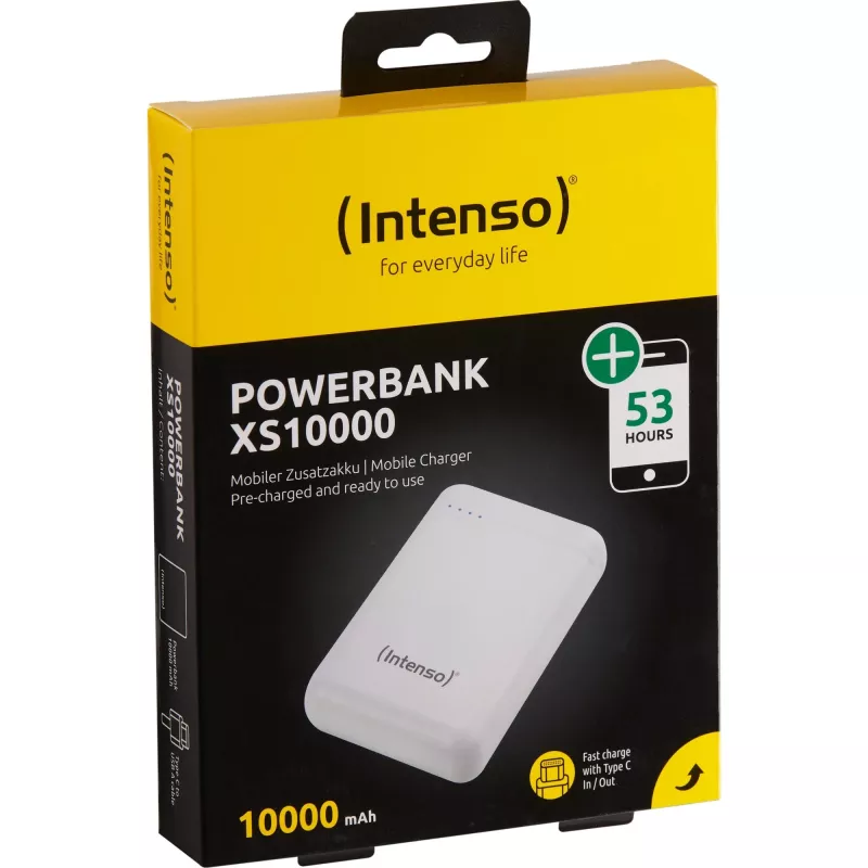 Power Bank USB 10000 mAh Baltas XS10000 Intenso