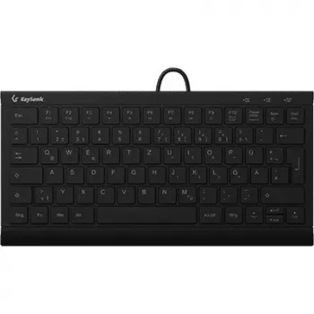 KeySonic KSK-5011ELC (DE) klaviatūra, laidi, USB, QWERTZ, vokiškas išdėstymas, juoda