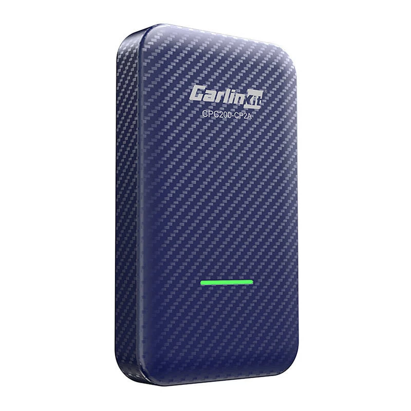 Carlinkit 4.0 CPC200-CP2A bevielis adapteris Apple CarPlay ir Android Auto sistemoms, Wi-Fi 5150-5250/5725-5850 MHz, Bluetooth 5.2, USB-C, mėlynas