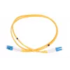 Optinis šviesolaidinis šuolis Extralink LC/UPC – LC/UPC, vienmodis dvigyslis, G.657.A1, 3 mm, 1 m