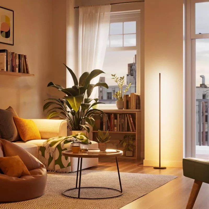 Stovimas šviestuvas Nanoleaf N7204K02-1FL 22W RGBW — reguliuojamas RGB ir baltos šviesos atspalvis