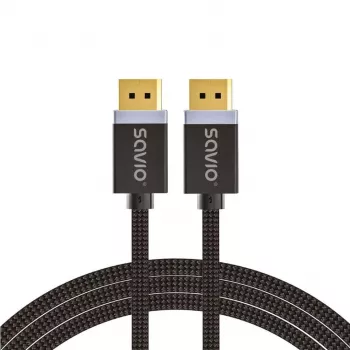 DisplayPort kabelis Savio CL-165 1 m juodas