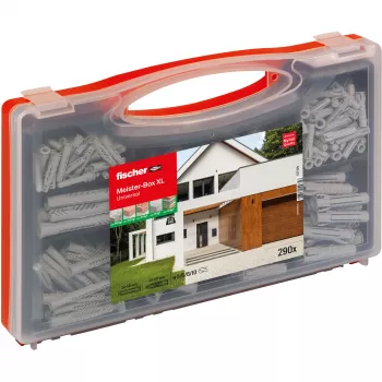 fischer 577159 Meister-Box XL sieninių kaiščių rinkinys 290 vnt.