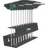 Atsuktuvų rinkinys Wera 454/10 HF Imperial 2 – 10 dalių precizinis atsuktuvų rinkinys, imperiniai (coliai) dydžiai