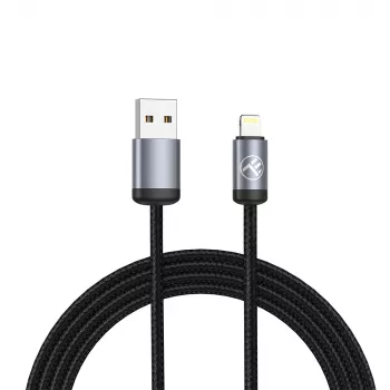 USB į Lightning laidas Tellur TLL155761, 1 m, 3 A, juodas