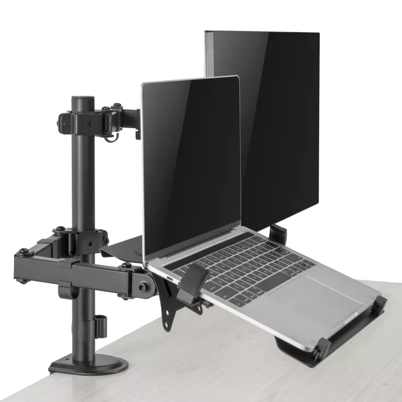 Sieninis laikiklis monitoriui SBOX LCD-LM01-2, 13–27 colių, 12 kg, VESA 100x100