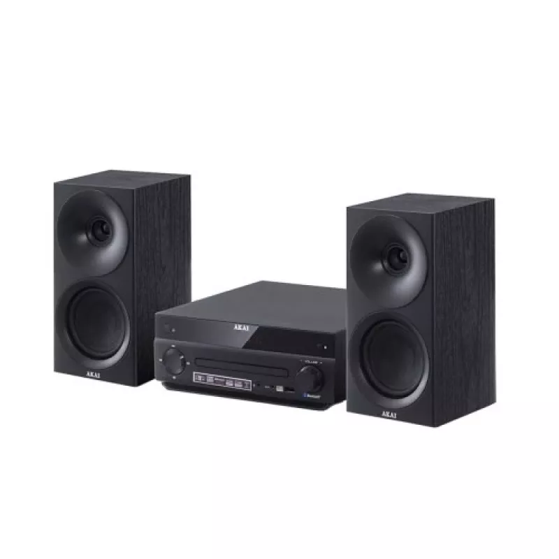 Garso sistema AKAI AM-301 BK muzikos centras – kompaktiškas namų garso įrenginys