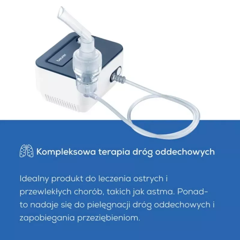 Nešiojamas inhaliatorius Beurer IH16 purkštuvas astmai ir kvėpavimo takų terapijai
