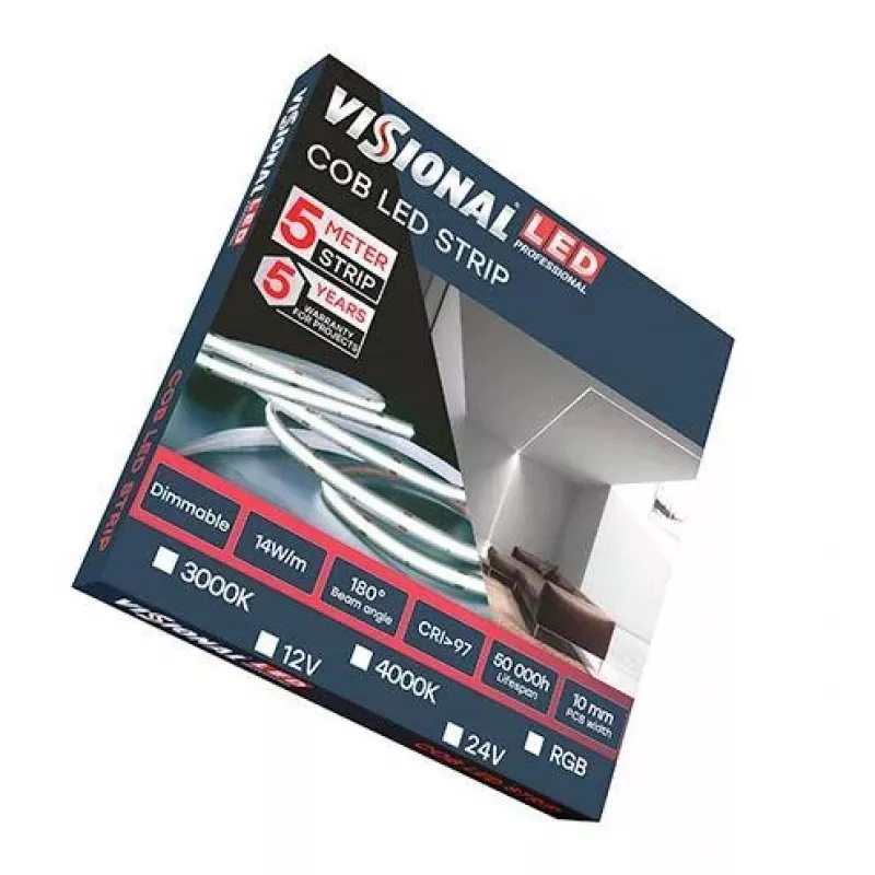 Lempa VISIONAL FCOB528WW-12V 14W