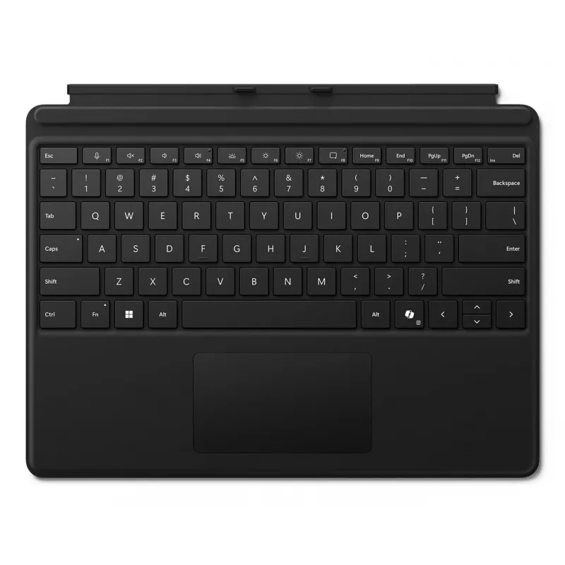 Microsoft Surface Pro klaviatūra vokiškas išdėstymas Microsoft Cover prievadas juoda