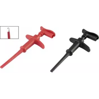VOLTCRAFT Kištukinis kištukas 4 mm CAT III 1000 V, CAT IV 600 V Juoda/Raudona MSK-118 (VC-8371755)