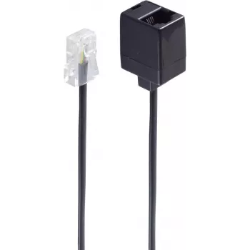 shiverpeaks BS70226-8/4 telefono kabelis 6 m juodas (BS70226-8/4)