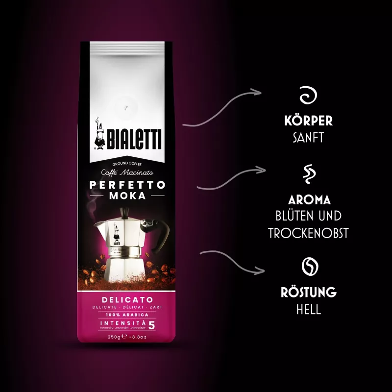 Maltos kavos Bialetti Perfetto Moka Delicato 250g