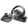Vairas ir pedalai Subsonic SV200 juoda pilka USB 180° sukimas