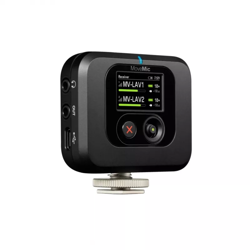 Belaidis imtuvas kameros tvirtinimui Shure MV-R-Z6 – 50–20000 Hz, 30 m, 12–15 V, 308×101×38 mm, 0.429 kg, juodas