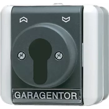 JUNG 833.18 W - Raktinis jungiklis - 1P - Laidinis - Juoda - Balta - Termoplastas - IP44