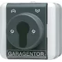 JUNG 833.18 W - Raktinis jungiklis - 1P - Laidinis - Juoda - Balta - Termoplastas - IP44